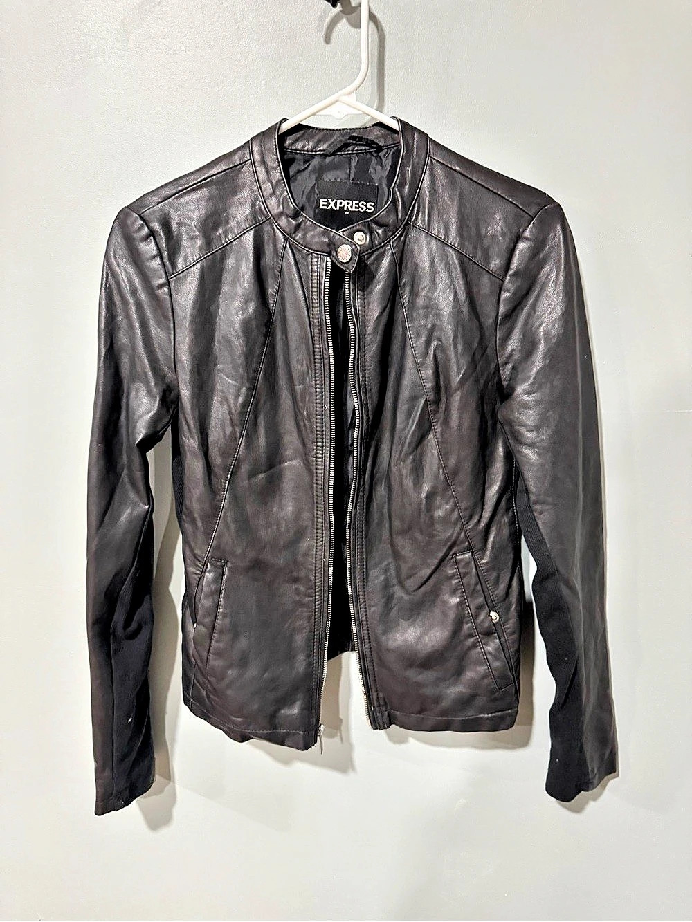 Express Black Moto Jacket